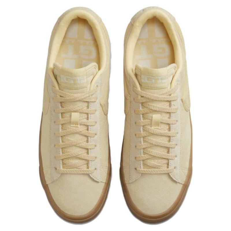 Nike Sb Blazer Low Pro Gt Pale Vanilla Gum Skateboard Shoes FN7404-200