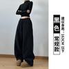 Women Fleece Lined Wide Leg Pants 2026 Winter Thick Loose Casual Straight Trousers