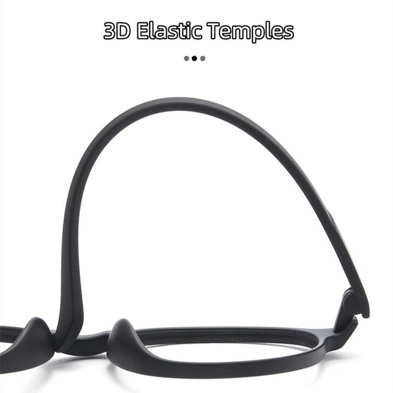 Premium Classic Ultralight Anti Blue Light Reading Glasses For Men Ladies TR90 Round Frame Blue Rays Blocking Computer Diopter +1.75 2.25