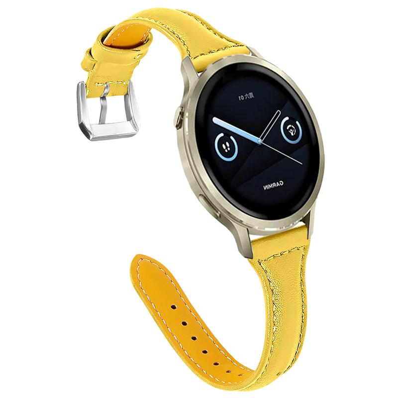 Boucle de bracelet en cuir Garmin Venu 4 41mm/2S 3S Bracelet souple Bracelet de remplacement Correa pour Forerunner 265S/255S