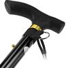 Aluminium Alloy Folding Cane Portable Hand Walking Stick Trekking Hiking Sticks Non-slip 4 Section