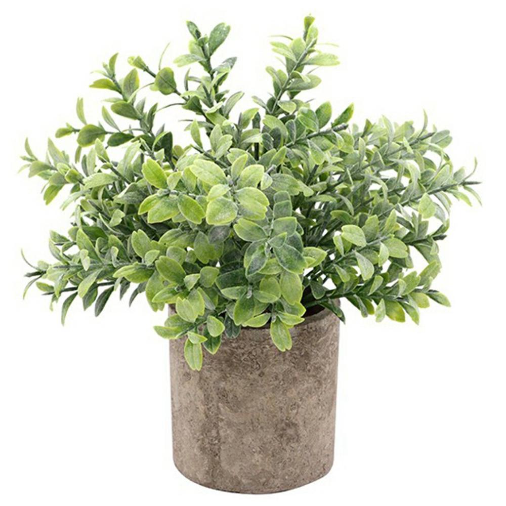 Artificial Grass Plastic Simulation Potted Plant Desktop Decoration for Living Room