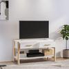 345660 vidaXL TV Cabinet White 82x38x45 Cm Engineered Wood