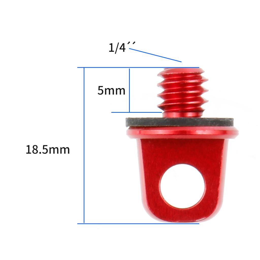 FEICHAO Shoulder Strap Screw 1/4-20 3/8'' Screw Connecting Adapter For DSLR Camera Shoulder Sling Neck Strap Belt Camera Part