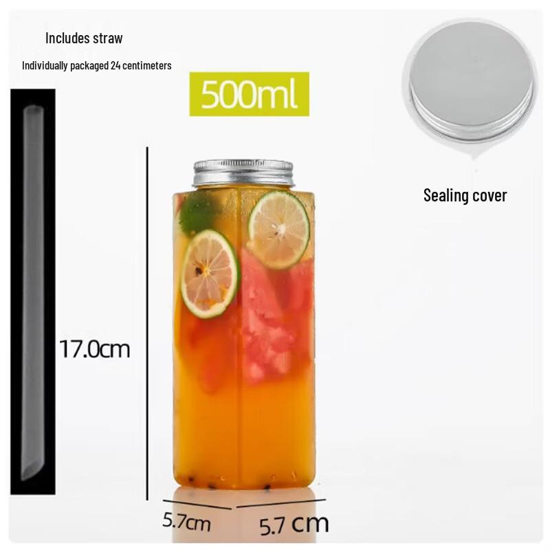 

Shengbilai Disposable Plastic Milk Tea Cups