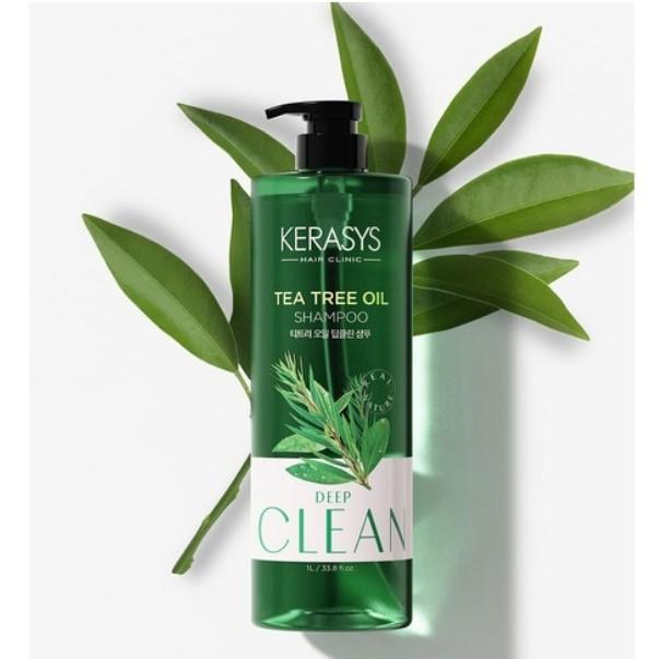 [Kerasys] Tea Tree Oil Shampoo/ Conditioner, 1L, Korean hair care