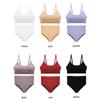 CINOON Seamless Tanks Tops Bras Set Female Underwear Wireless Bra Crop Top Women High Waist Underpants Soft Bralette Lingerie