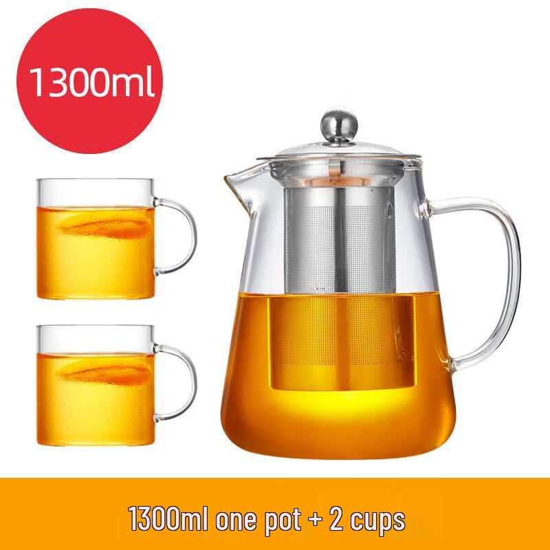 Heat-Resistant Glass Tea Brewing Set with Infuser