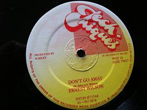 

12inch Record ERNEST WILSON Judith I Cant Resist Dont Go Aw WRTY32 Techniques UK Reggae Ska Dub Used