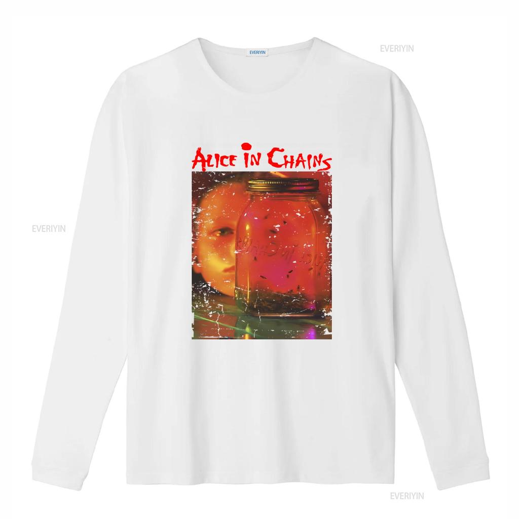 Alice In Chains Jar Of Flies T Shirt Front Back Print X Large Rock Band Merch vintage Washed designer clothes Stretched Stylish