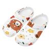 Summer Printed EVA Clogs Women Men Quick Dry Flexible Slip On Garden Shoes Beach Pool Bathroom Home Walking Shoes Pool Shower Use