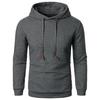 Men's Jacquard Knit Hoodie - Warm Autumn/Winter Long Sleeve Sportswear