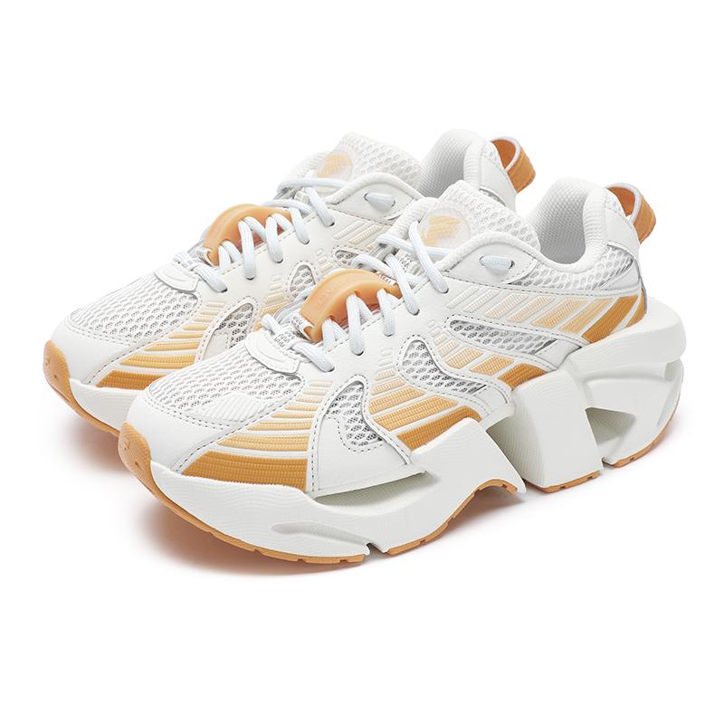FILA Space Comfortable Classic Versatile Low-Top Lifestyle Sneakers Women sneakers White Yellow F12W533129FMI