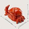 1 PC Cute Crab Ashtray Outdoor Ashtray with Lid Fly Proof Ashtray Ceramic Ashtray Home Office Patio Decoration