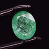 Natural Green Emerald Loose Gemstone 20.35 Ct Oval Cut for Jewelry Making and Gem Collections