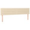 Vidaxl Continental Bed with Mattress, Cream, Fabric, 160X200 Cm