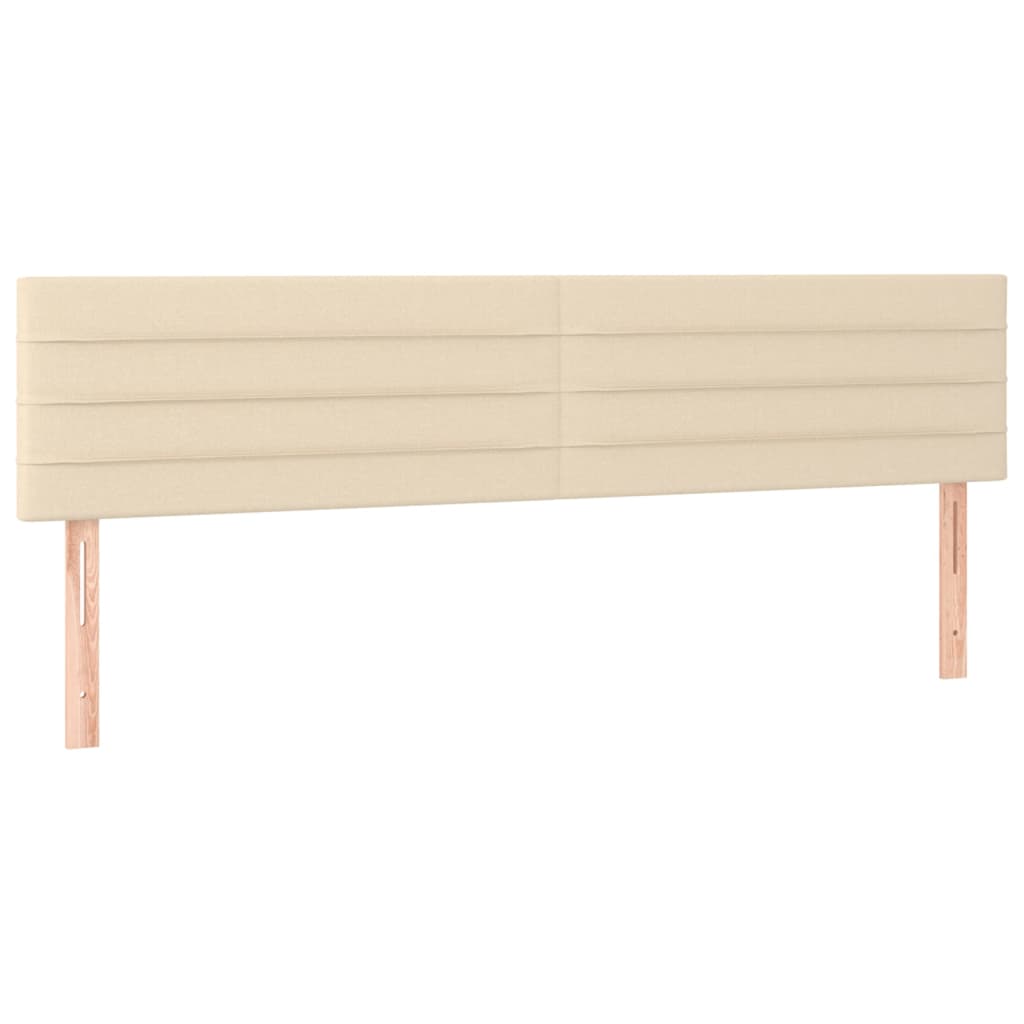 Vidaxl Continental Bed with Mattress, Cream, Fabric, 160X200 Cm