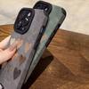Süßes Herzmuster Wildleder Leder Handyhülle Für iPhone 17 16 Pro 15 14 13 12 11 Pro Max 17 Air 16E Plus X XR XS Max Weiche Hülle
