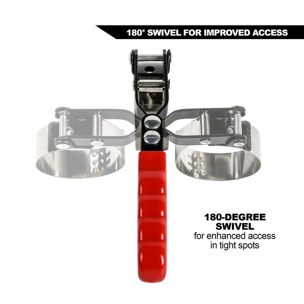 Oil Filter Wrench Adjustable Strap Opener Belt Wrench Oil Filter Chain Oil Filter Puller Strap Spanner