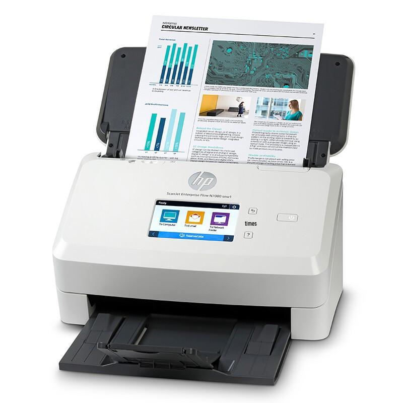 HP ScanJet Enterprise Flow 7000 snw1 High-Speed A4 Document Scanner CN plug (adapter included)