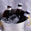 Stainless Steel Ice Bucket for Wine Champagne 2/5L Heavy-Duty Insulated Wine Cooler for Bars Hotels Parties Rust-Proof Thickened Barrel