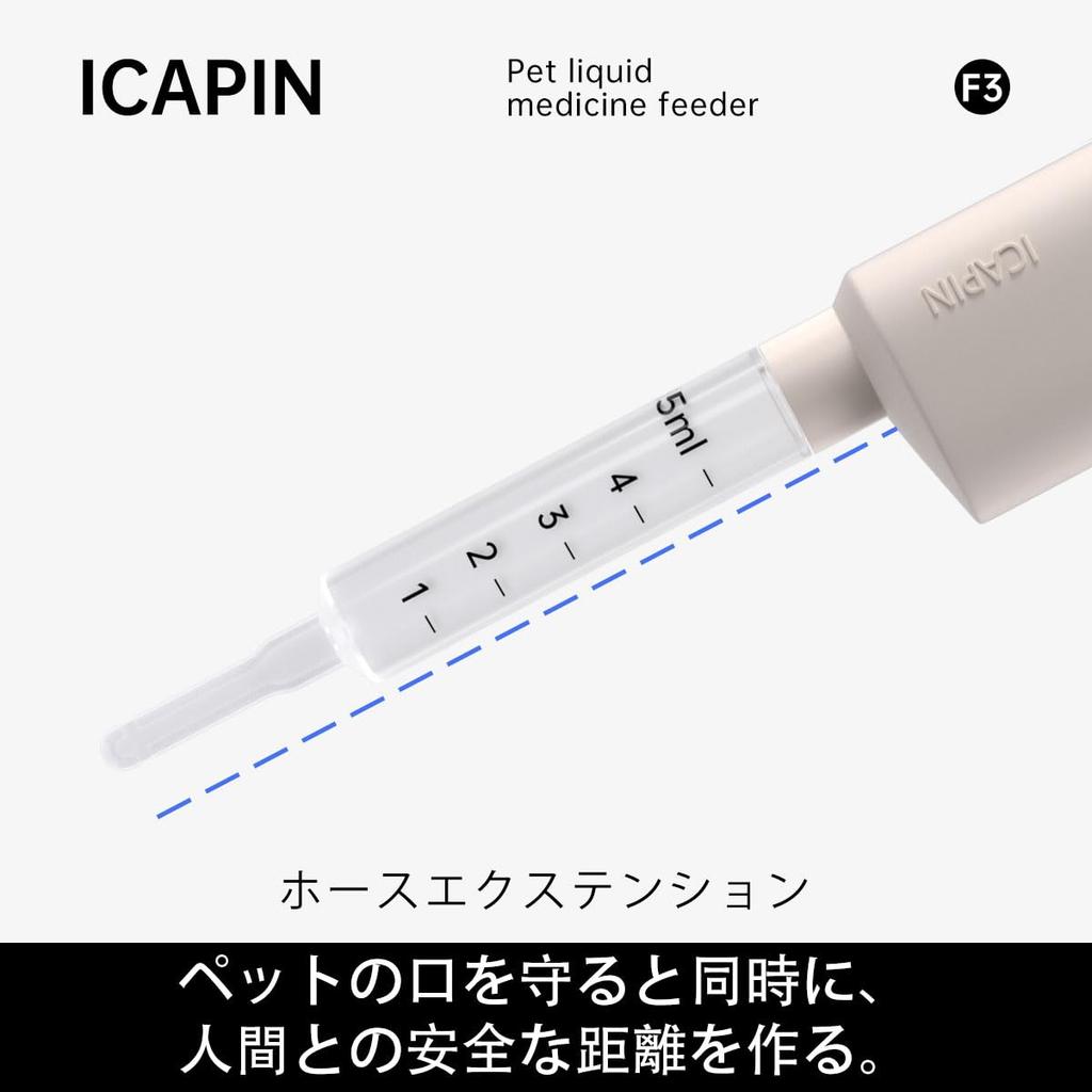 F3 Pet Medication Dispenser for Dogs and Feeding Liquid Food and Water Suitable for Liquid Food and Feeding Pet Breast Feeding Newborn Dogs and Pet