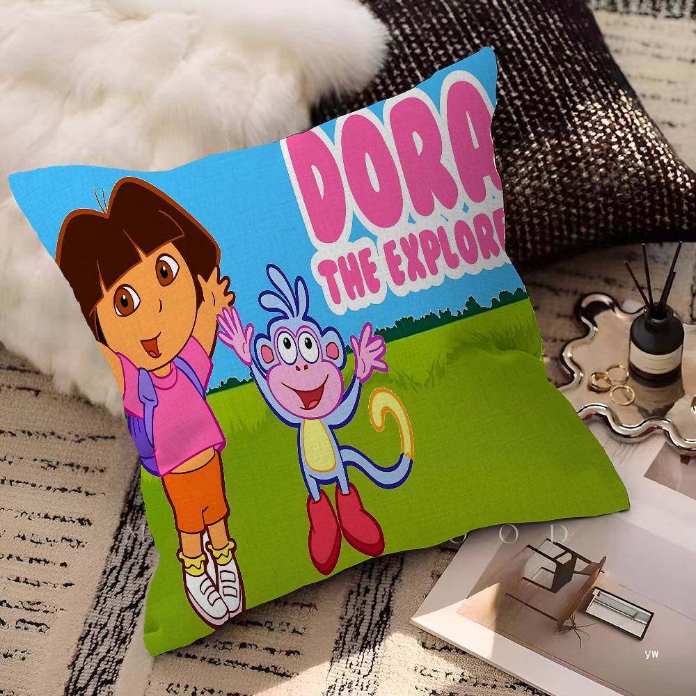 TV D-Dora The Animation Explorer Pillowcases Home Bedding Decorative Pillow Cover Wedding Super Soft Pillow Case