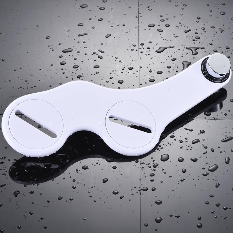 Non-electric Bidet Seat with Dual Spray for Feminine and Buttocks Hygiene