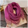 90*90cm Women's Scarf Magnetic Clasps Spring Stylish and Versatile Neck Scarf Warm and Cozy