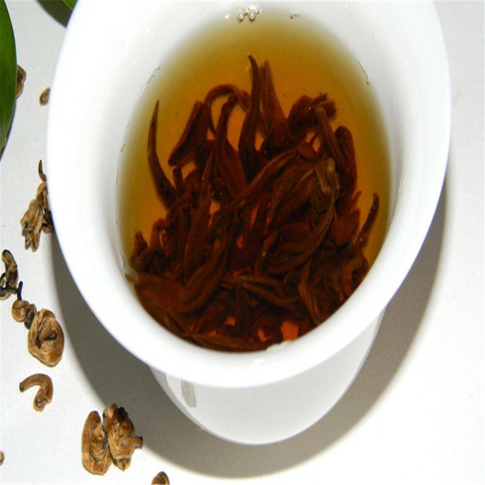 Yunnan Black Tea Golden Snail Buds Dian Hong Loose Leaf Premium Chinese Tea