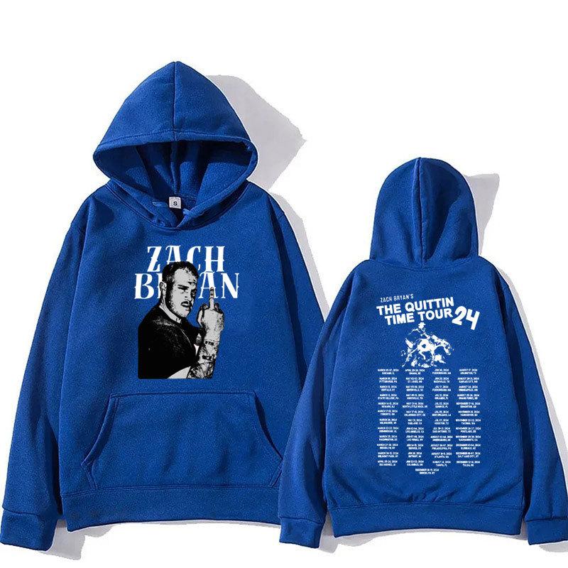 Zach Bryan The Quittin Time Tour Hoodies Vintage