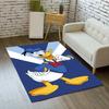 1pc Donald Duck Pattern Area Rug Soft Flannel Floor Mat for Living Room, Office, Bedroom and Carpet, Sofa Coffee Table Floor Mat
