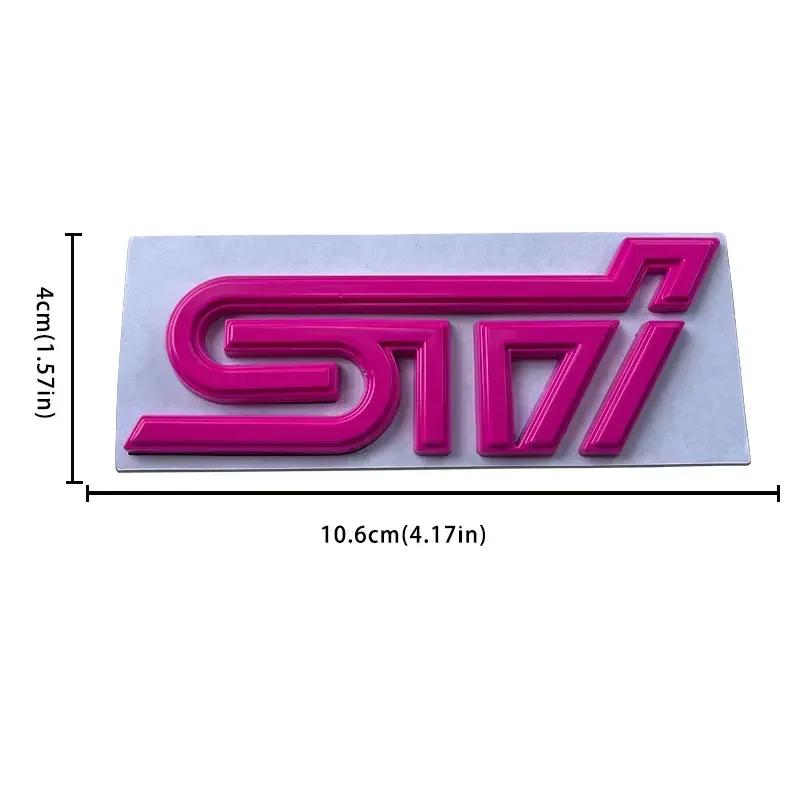 Metal Car Rear Trunk Emblem Sticker Side Badge Decal for Subaru STI Logo WRX Forester XV Outback Impreza Tribeca Crosstrek Exiga O111