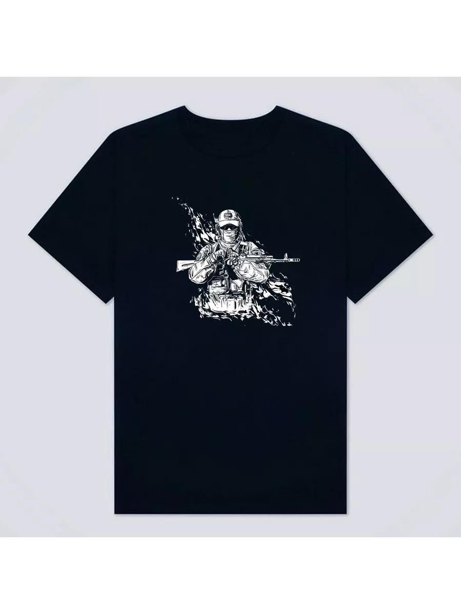T-shirt with print Sniper L