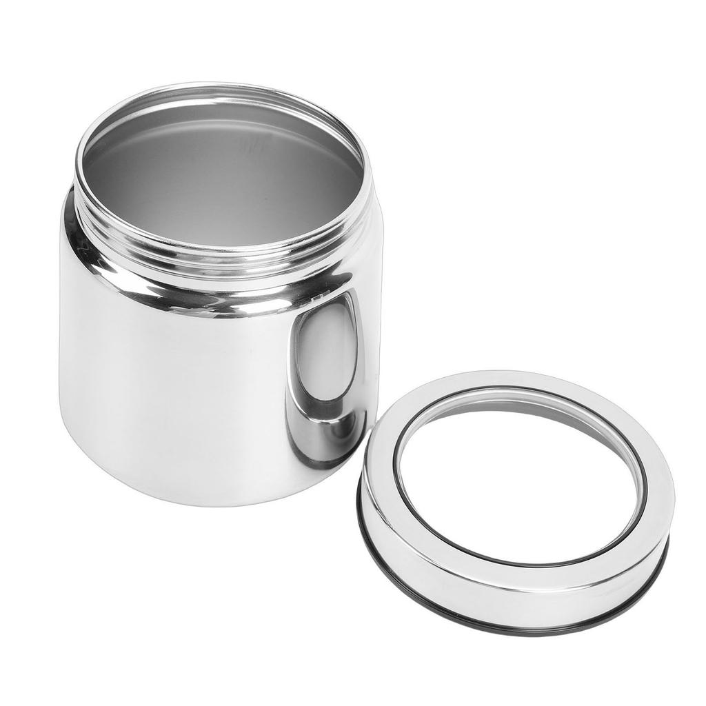 Kaffeedose 316 Edelstahl Verdickt Kaffeebohnen Teedose Versiegelt Lebensmittelaufbewahrungsbehälter für Zuhause