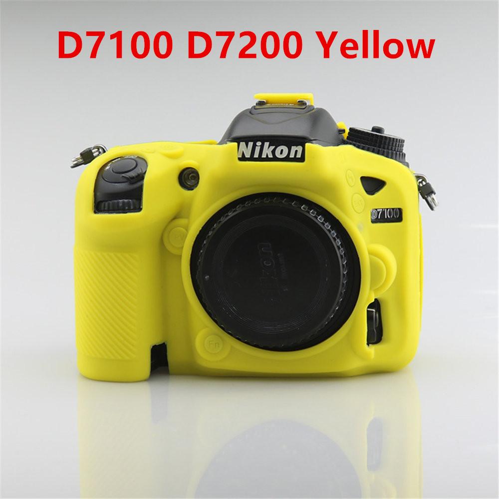 Soft Silicone Armor Camera Body Case For Nikon D600 D610 D7100 D7200 D7000 D5500 D5600 D7500 D5300 D750 D5200 Protective Cover