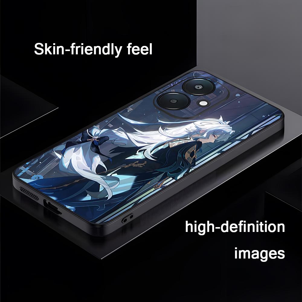 

Genshin impact Neuvillette Hot Phone Case For Xiaomi Redmi 14C 13C 12C Note14 13 12 11 10 Pro Plus S Soft Black Phone Cover Redmi Note 13 5G