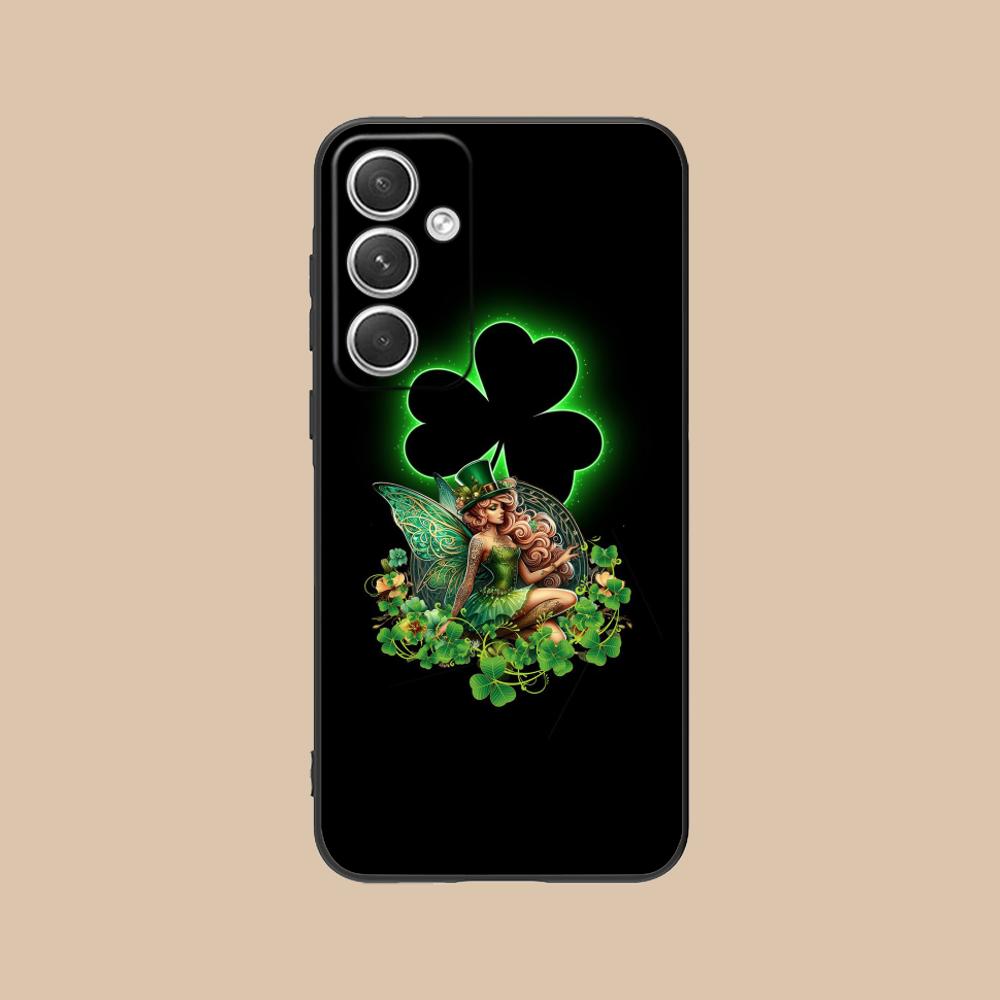 Saint Patrick's Day Mobile Phone Case for Samsung Galaxy S26 S25 S24 S23 S22 S21 S20 Note20 Plus FE Ultra Colorful Cover Cover