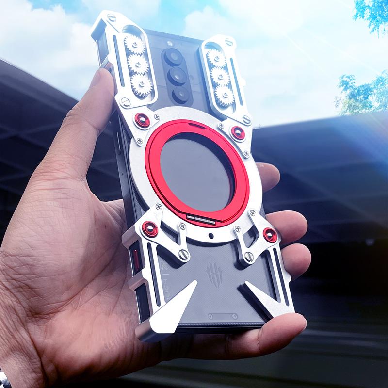 For Xiaomi Poco X7,X6,X5,F7,F6,F5,M6 PRO Ultra Armor Metal Case Cover Magnetic Rimless 360 Shockproof Rotating Stand Bumper Case