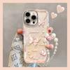 Apple 17promax Mobile Phone Case Iphone16 for 15 Crystal Butterfly Bracelet 14 High Value 13 Shell Pattern
