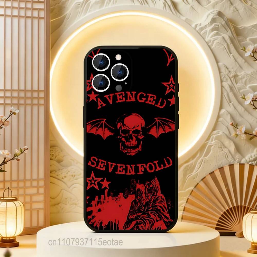Avenged S-Sevenfold A7X Band For iPhone 12,16,13,14,15,17,11,Pro,Max,Plus,E,Air,Mini TPU Soft To Skin-friendly Phone Case