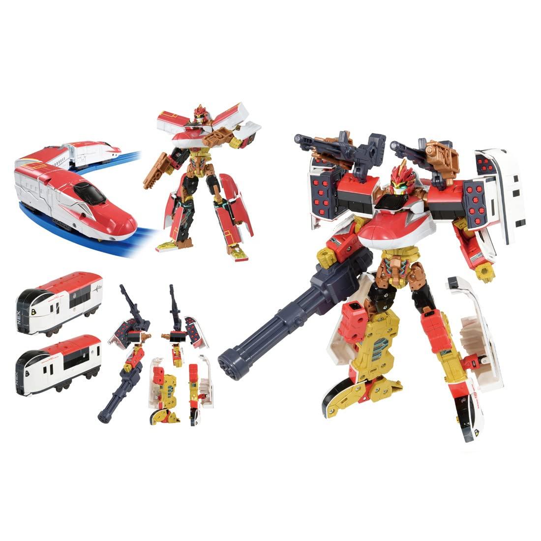

Takara Tomy Plarail Shinkansen Transforming Robot Shinkalion Z Shinkalion Z Perfect E6 Nex Train Toy for Ages 3 and Up
