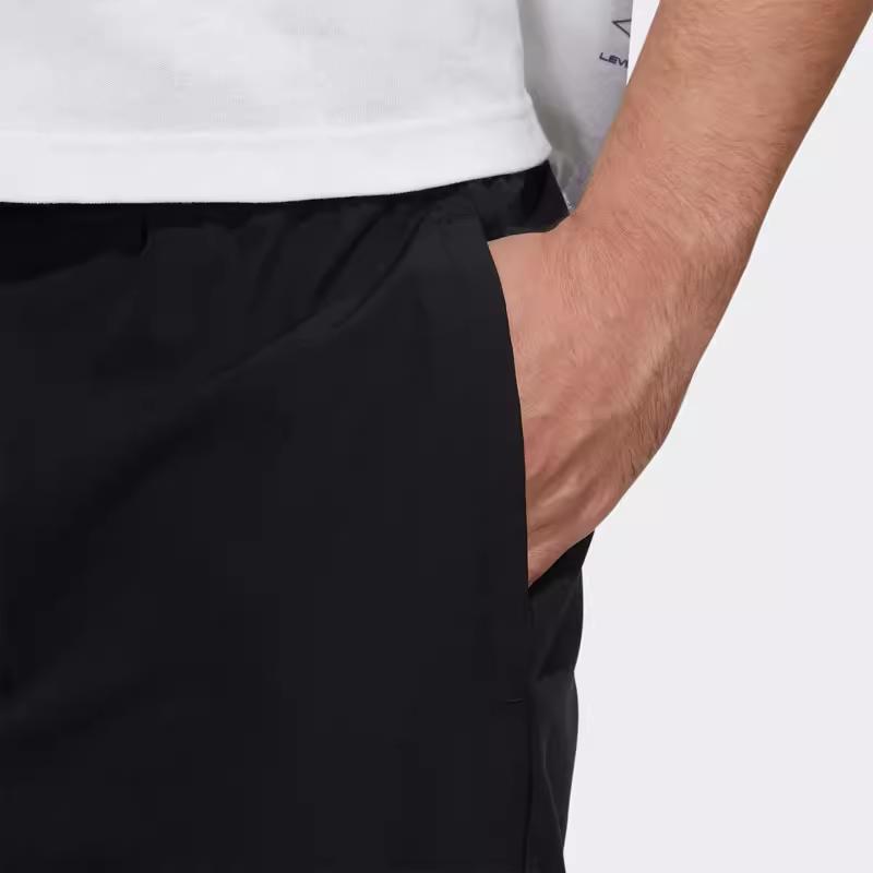 Adidas Solid Color Woven Sports Pants Men Bottoms Black H39231