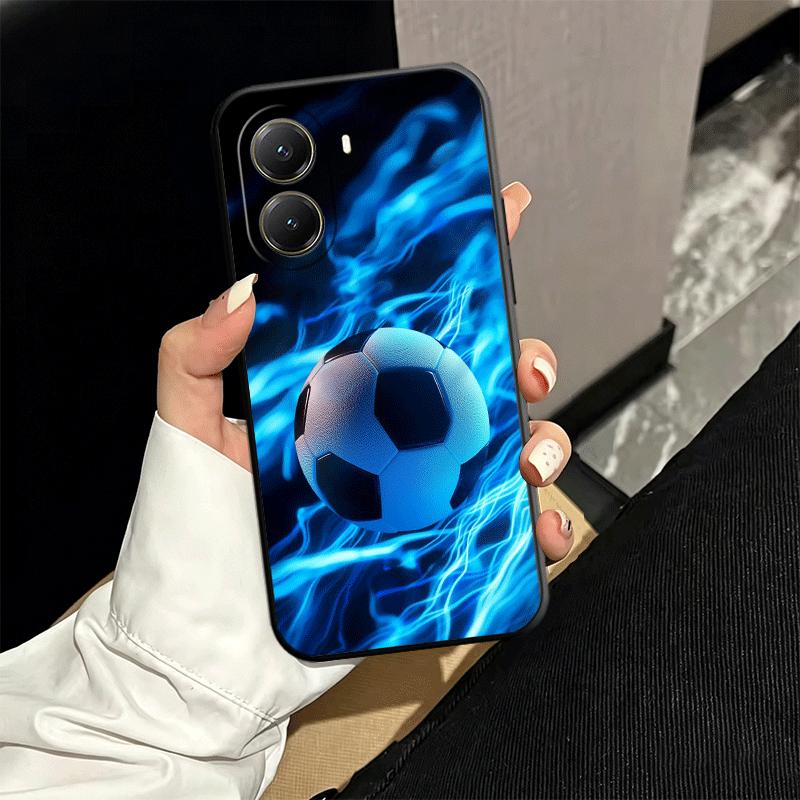 Football Soccer Ball Design Soft Phone Case for Xiaomi Poco X5 X6 X7 X8 Pro Max X3 F7 F8 Ultra M8 M7 M6 M5 Redmi 15 15C 14C 13C