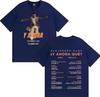 2026 Cantante Alejandro Sanz Album Tour Primavera Estate Stampa Girocollo T-shirt di Alta Qualità Casual T-shirt Uomo Donna Magliette