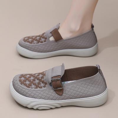 Shoes Women's 2025 ****** and Autumn New Old ******* Cloth Shoes with S**t Soles, Light Soles, One Pedal, Platform Casual Women's Single Shoes