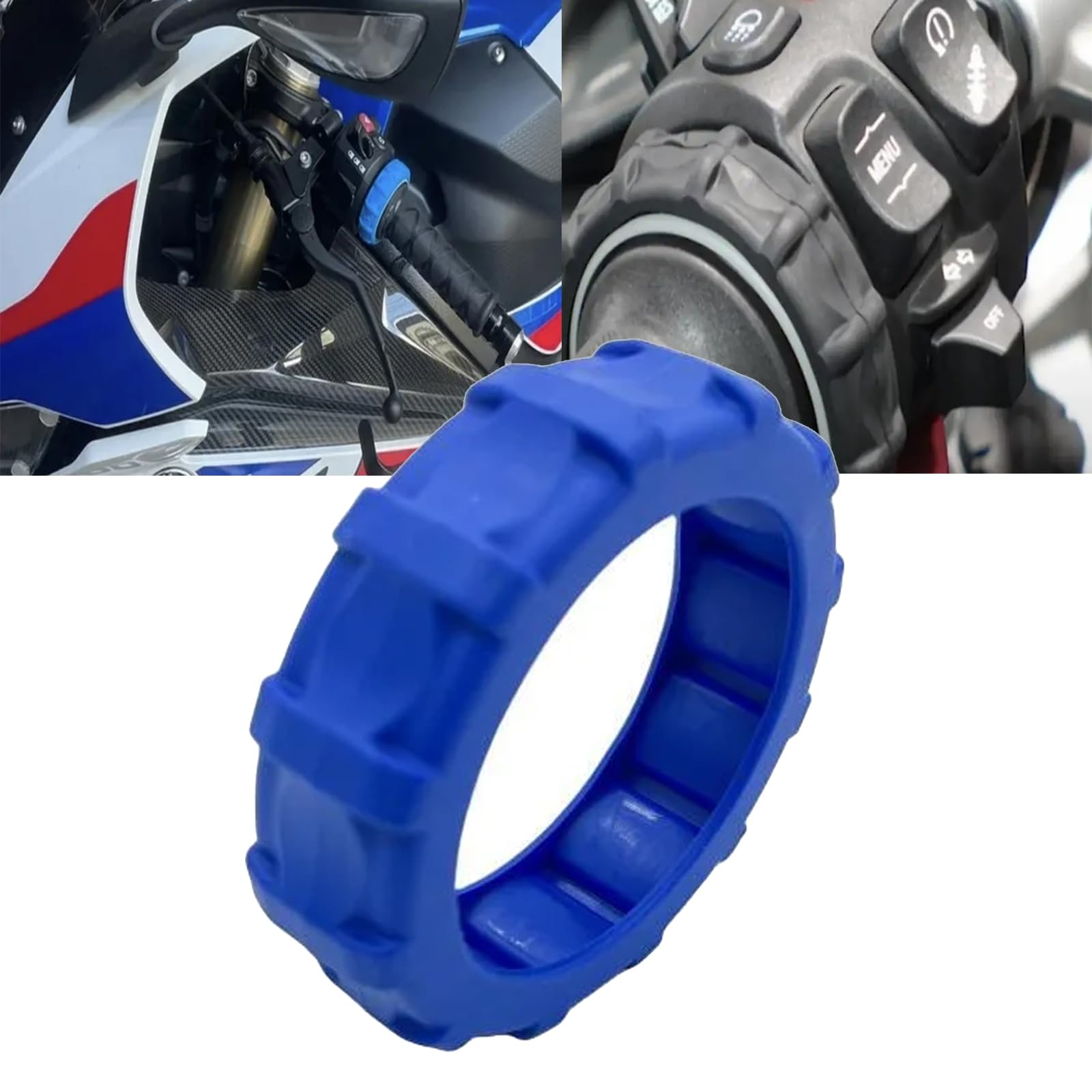 

MAORANG FOR C400X C400GT 2018-2024 Multi Controller Protector Handle Rubber Cover Frame Trim Motorcycle Accessories (Blue)