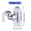 Sink Faucet Aerator Faucet Attachment Faucet Head Bathroom Faucet Adapter Metal Texture Suitable for Home and Office Use