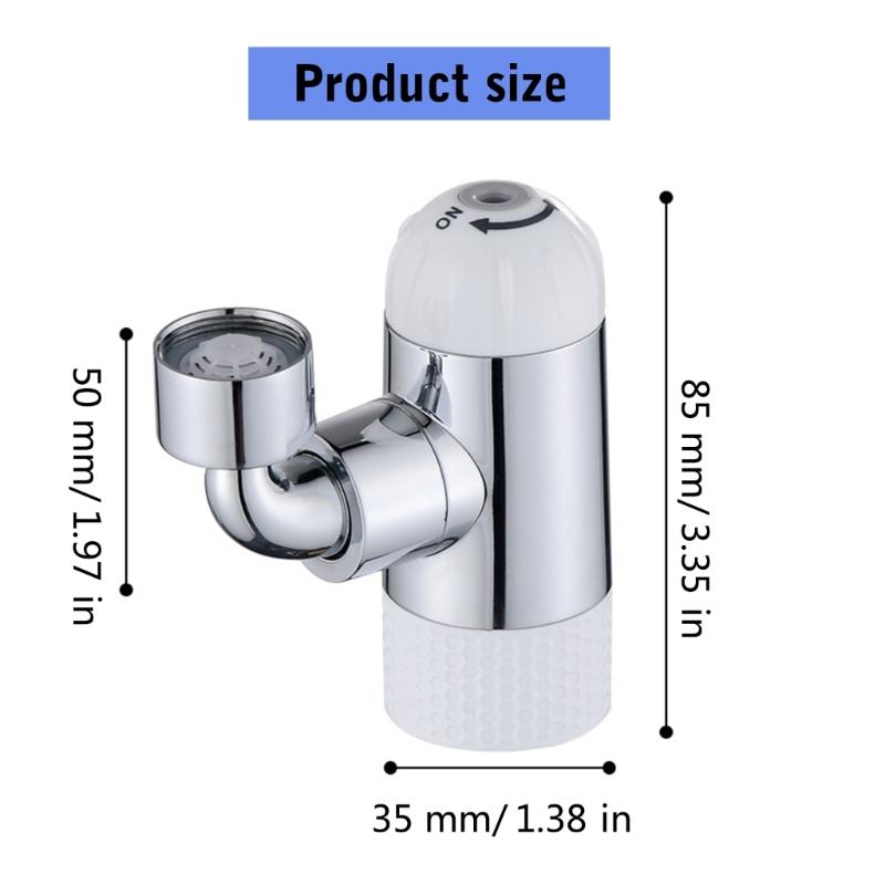 Sink Faucet Aerator Faucet Attachment Faucet Head Bathroom Faucet Adapter Metal Texture Suitable for Home and Office Use