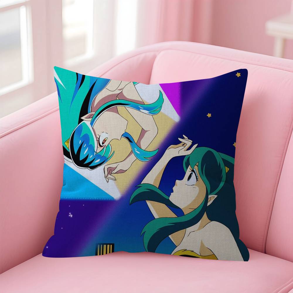 Urusei Yatsura Anime  Personalized Pillow Cover Kids Bedroom Wild Party Decor Pillowcase kid Birthday shower Gift
